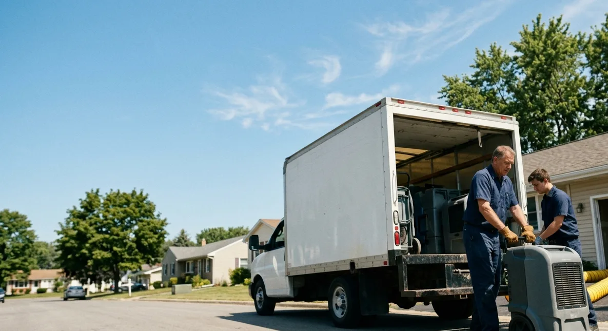 Water Damage Cleanup in Lansing, IL near me